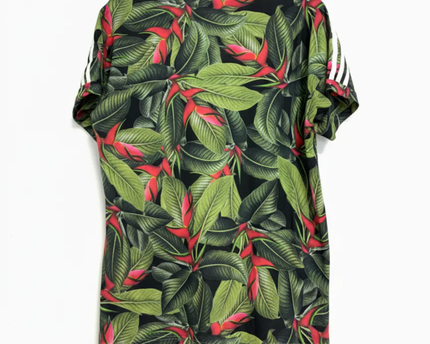 Adidas Multicolor Polka Dot & Tropical Toucan T-Shirt W/Tags