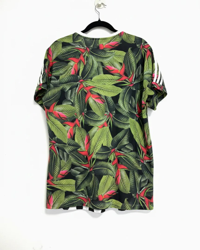 Adidas Multicolor Polka Dot & Tropical Toucan T-Shirt W/Tags