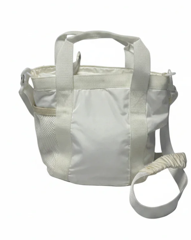 Adidas White Mini Tote Crossbody Bag