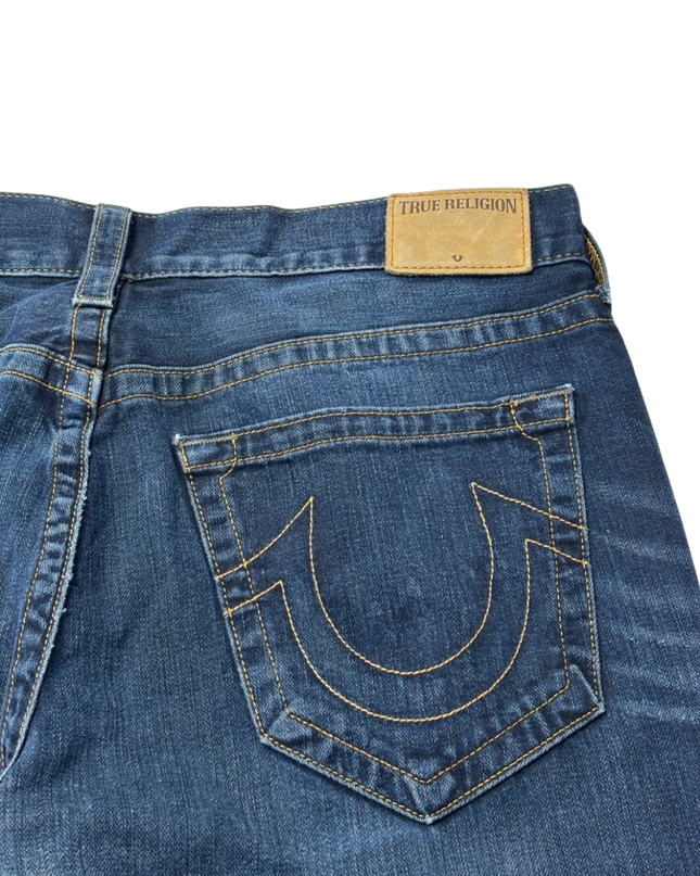 True Religion Blue Geno Relaxed Slim Jeans