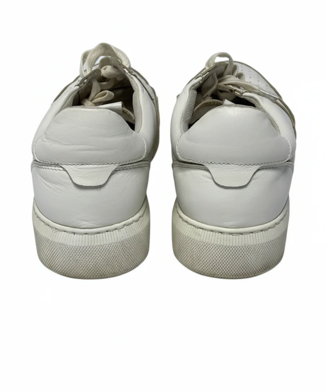 Sorbino White Leather Low-Top Men's Sneakers