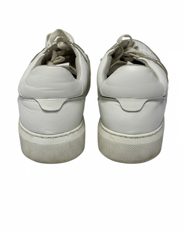 Sorbino White Leather Low-Top Men's Sneakers