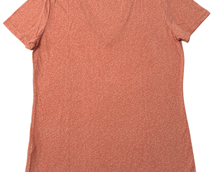Adidas Coral Pink V-Neck Lightweight Training T-Shirt