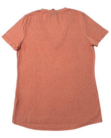 Adidas Coral Pink V-Neck Lightweight Training T-Shirt