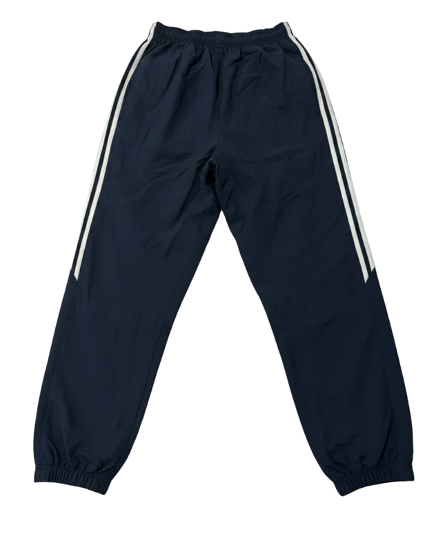 Adidas Navy Blue 3-Stripe Performance Track Pants