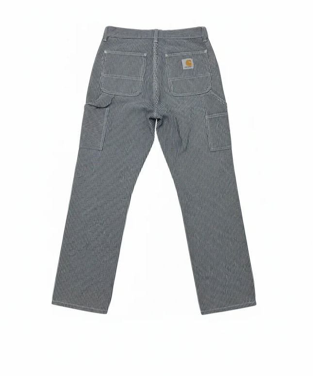 Carhartt WIP Blue Hickory Stripe Single Knee Workwear Pants