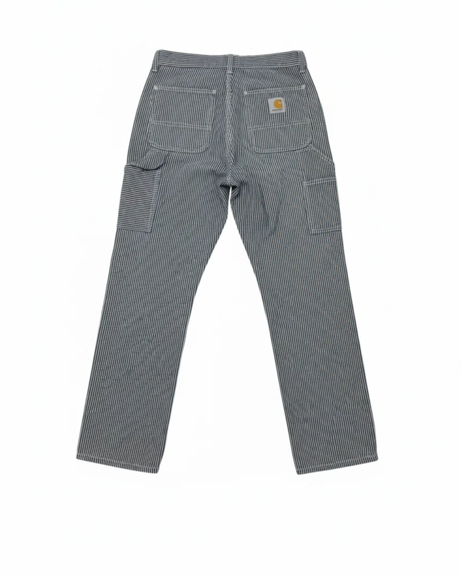 Carhartt WIP Blue Hickory Stripe Single Knee Workwear Pants