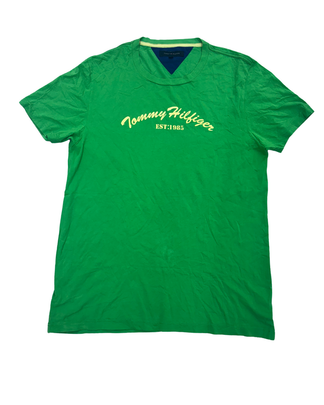 Tommy Hilfiger Green Crew Neck T-Shirt - L
