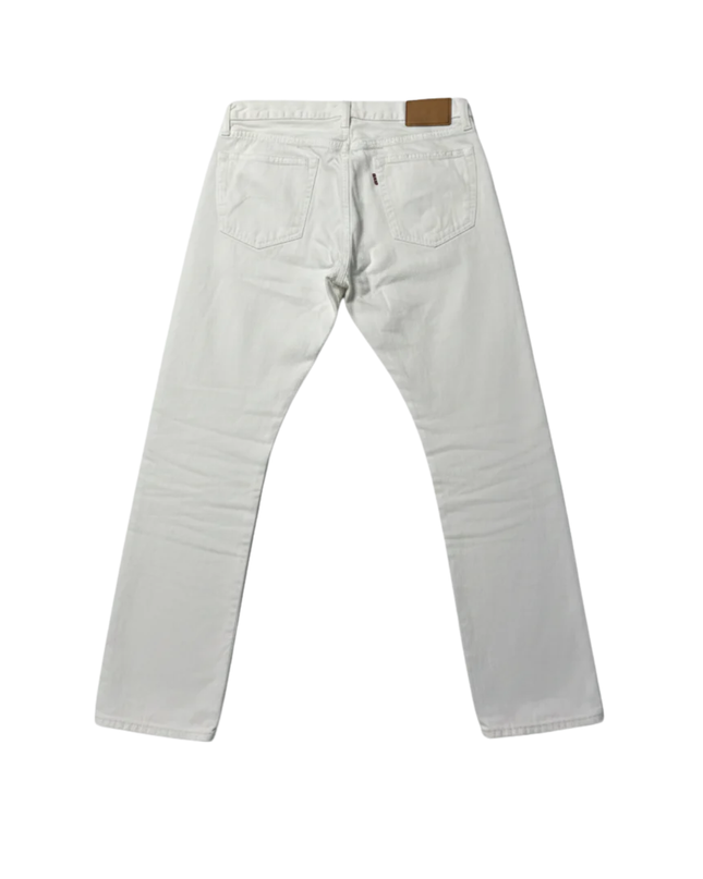 Polo Ralph Lauren White Hampton Straight Leg Jeans