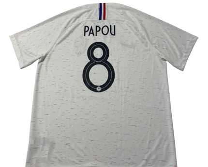 Nike White France FFF 2018 Away Soccer Jersey
