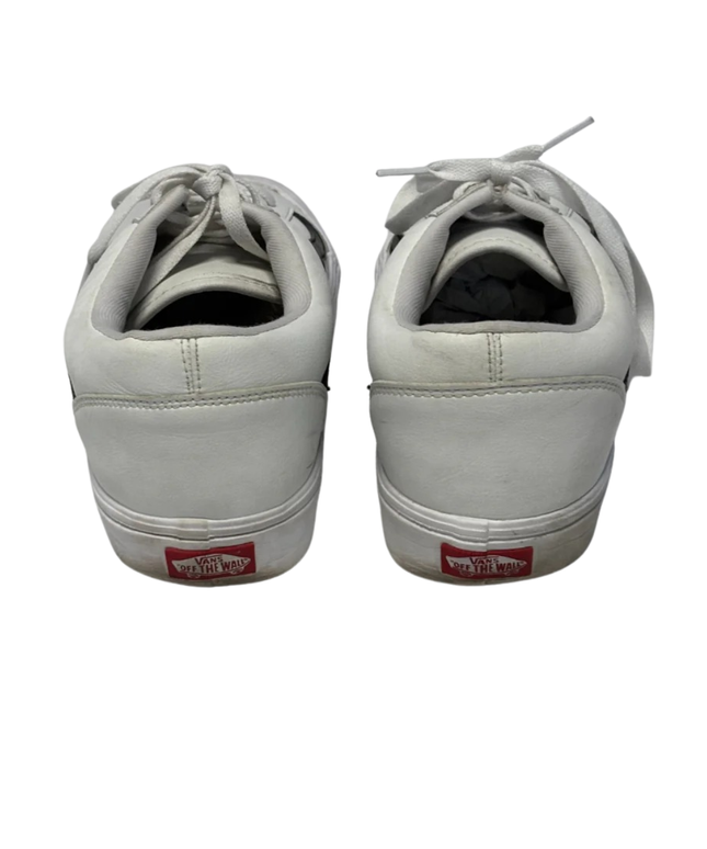 Vans White Old Skool Lite Leather Sneakers