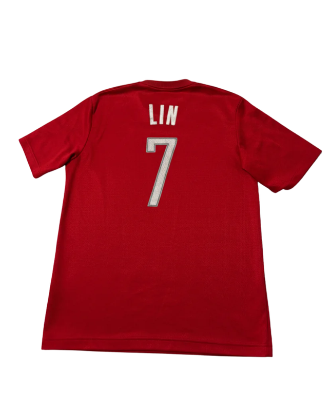 Adidas Red Houston Rockets Jeremy Lin #7 NBA Jersey