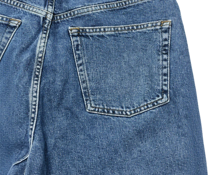 Topshop Blue Kort Straight Leg Jeans W/Tags