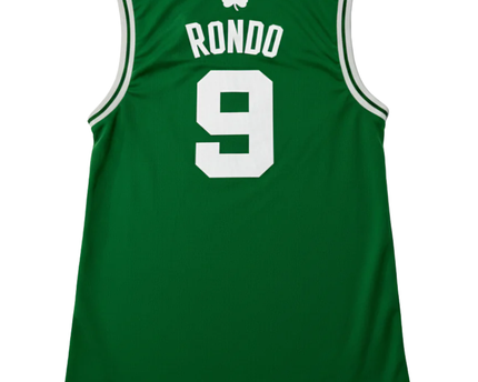 Adidas Green Boston Celtics Rajon Rondo #9 NBA Basketball Jersey