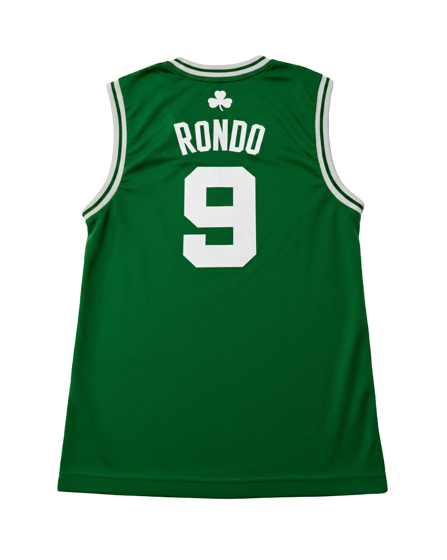 Adidas Green Boston Celtics Rajon Rondo #9 NBA Basketball Jersey