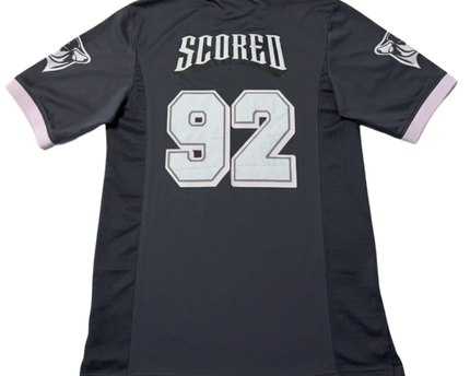FB Sister Grey Graphic Football Jersey