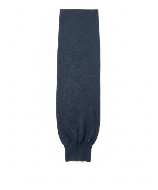 BOSS Navy Blue Long Sleeve Knitted Polo Sweater