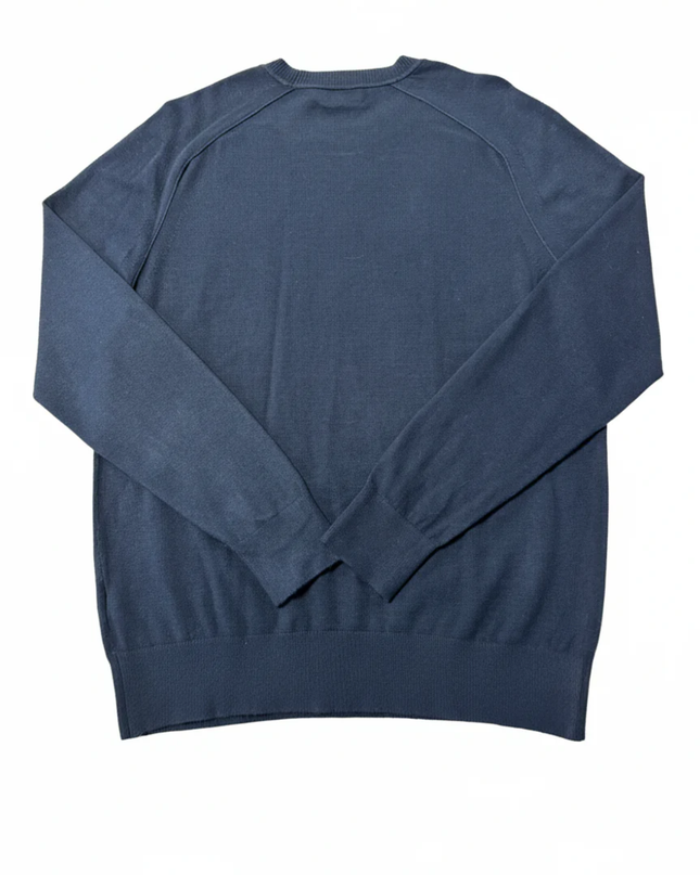 Calvin Klein Men's Classic Navy Blue Crewneck Knit Sweater
