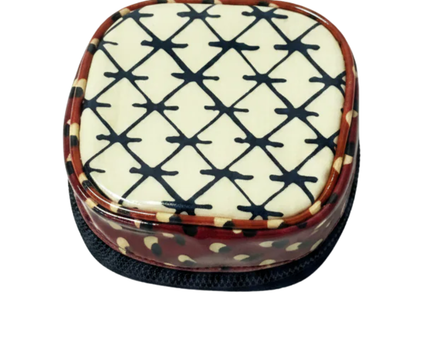 Tory Burch Multicolor Patterned Zip-Around Mini Pouch