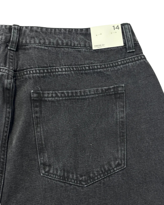 Forever 21+ Premium Black Cherry Embroidered Denim Jeans W/Tags