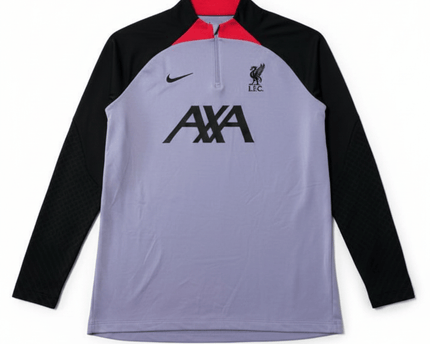 Nike Liverpool FC Dri-FIT Lilac/Black Quarter-Zip Training Top