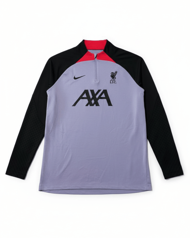 Nike Liverpool FC Dri-FIT Lilac/Black Quarter-Zip Training Top