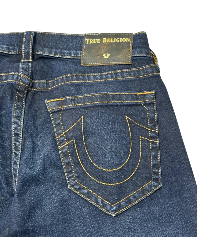 True Religion Geno Relaxed Slim Dark Blue Jeans