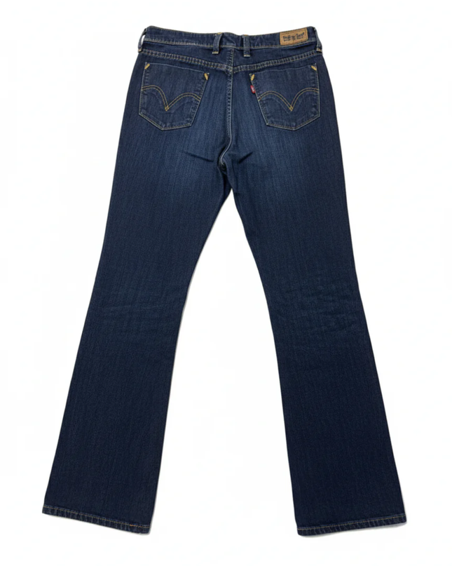 Levi's 627 Dark Blue Straight Fit Denim Jeans