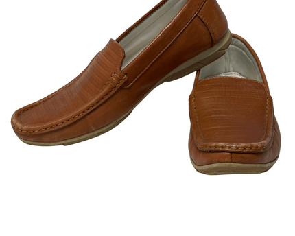 DIESEL Classic Tan Leather Driving Loafers | Brown | EU 42