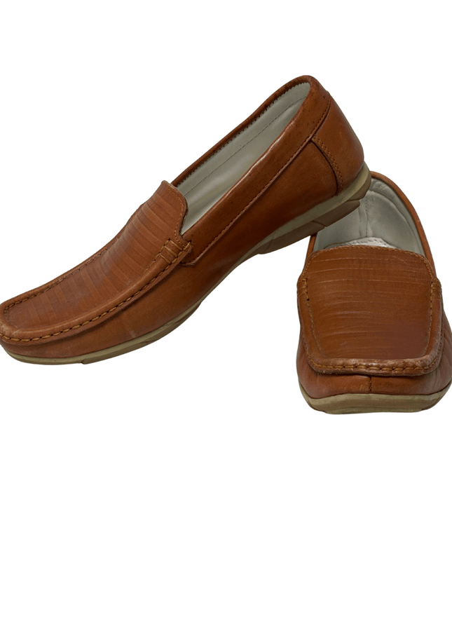 DIESEL Classic Tan Leather Driving Loafers | Brown | EU 42