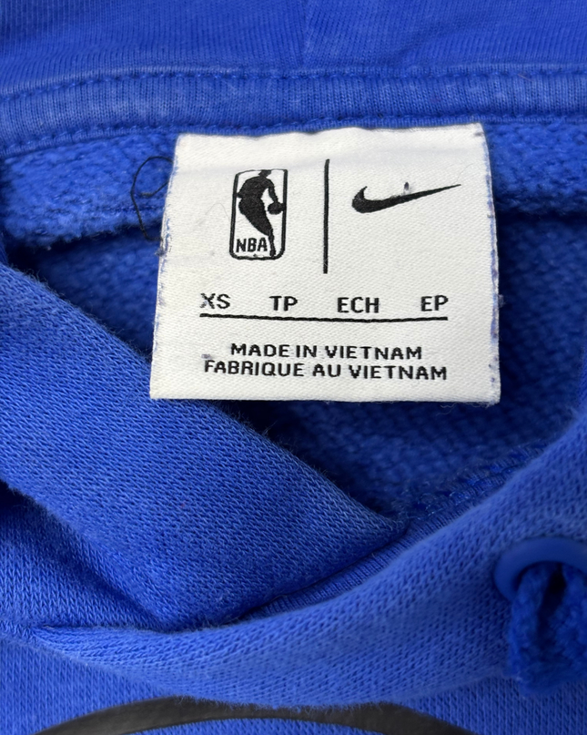 Nike NBA Dallas Mavericks Blue Black Logo Pullover Hoodie