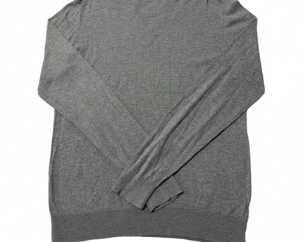 GANT Grey Cotton Cashmere Crewneck Sweater