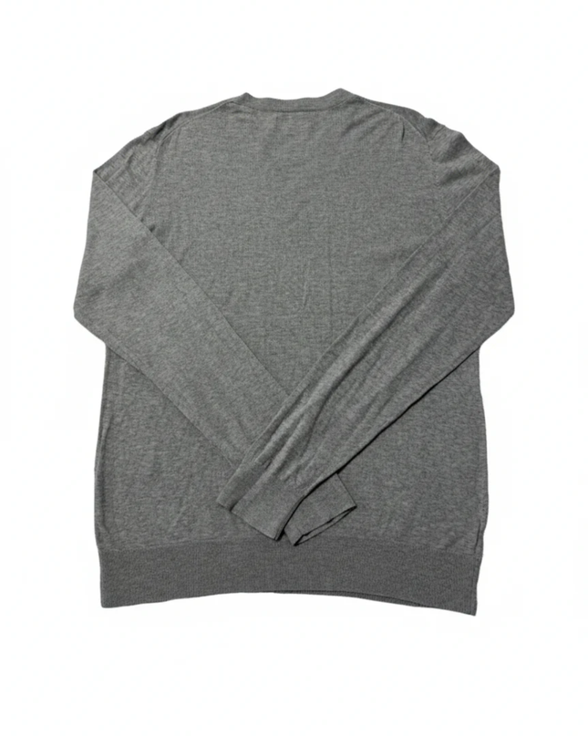 GANT Grey Cotton Cashmere Crewneck Sweater