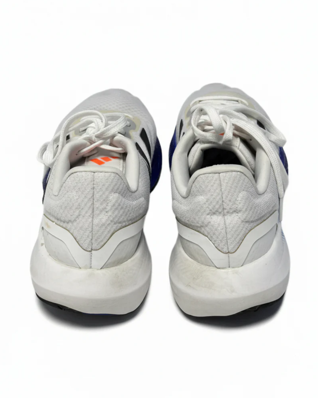 Adidas White/Blue Men's Athletic Running Sneakers