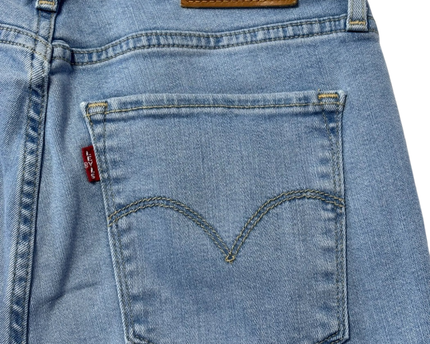 Levi's 721 High Rise Skinny Blue Jeans