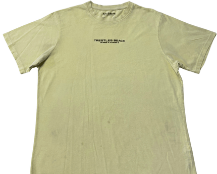 Pull&Bear Trestles Beach Sand Beige Graphic T-Shirt
