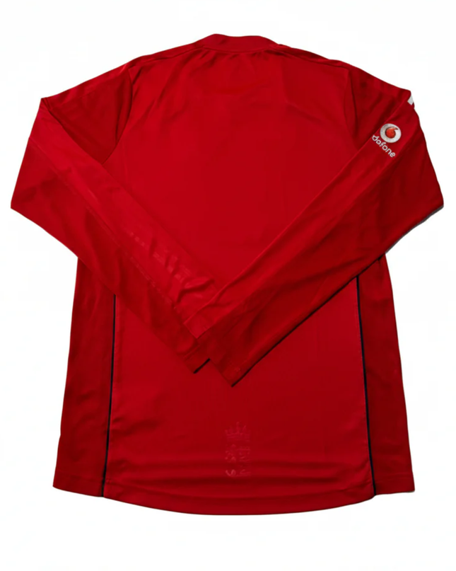Adidas Red England Cricket Team Long Sleeve Jersey
