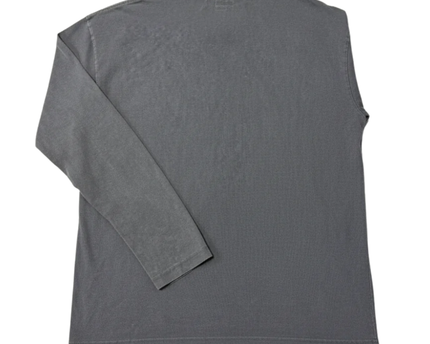 Armani Jeans Grey Graphic Long Sleeve Crewneck T-Shirt