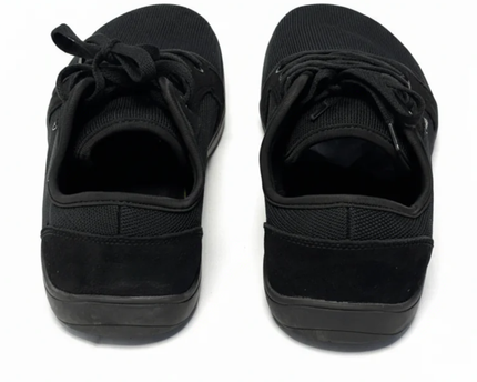 HUBIBEAR Black Mesh Low-Top Sneakers