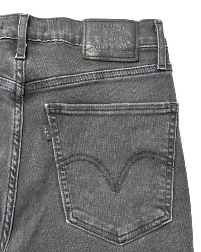 Levi's Black Mile High Super Skinny Studded Jeans