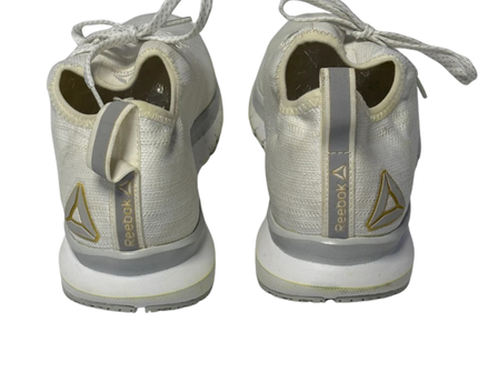 Reebok White Mesh Running Sneakers for Women