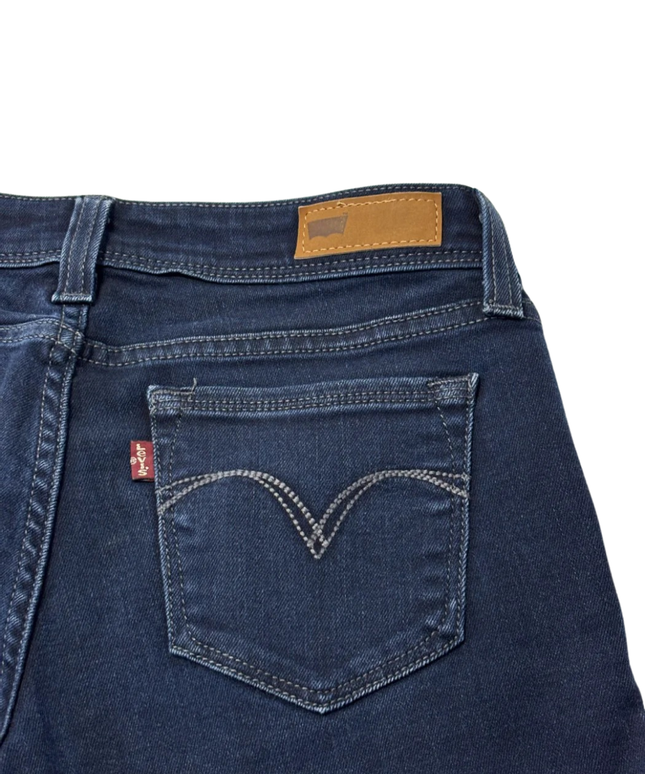 Levi's Dark Blue Demi Curve Bootcut Skinny Jeans