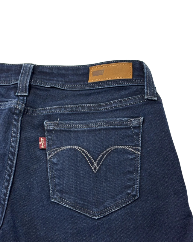 Levi's Dark Blue Demi Curve Bootcut Skinny Jeans