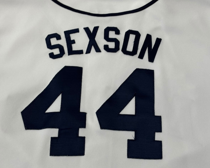 Majestic White Seattle Mariners Richie Sexson #44 Baseball Jersey