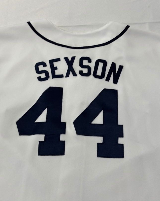 Majestic White Seattle Mariners Richie Sexson #44 Baseball Jersey