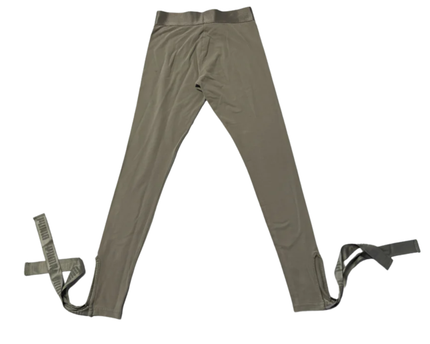 Puma Taupe Tie-Ankle Logo Leggings