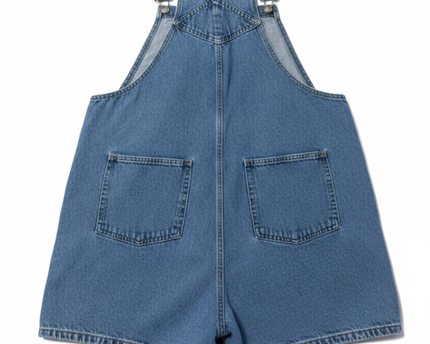 Cotton On Blue Denim Short Overalls Romper