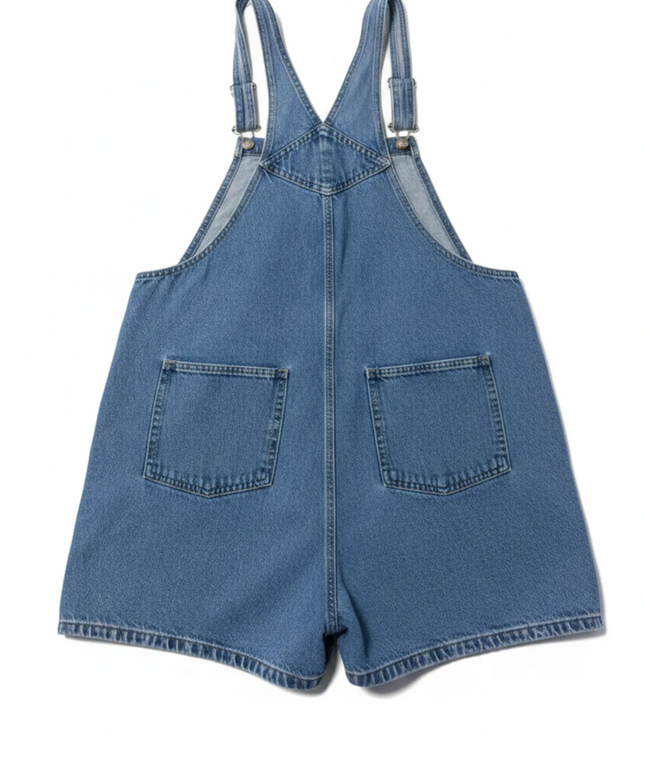 Cotton On Blue Denim Short Overalls Romper