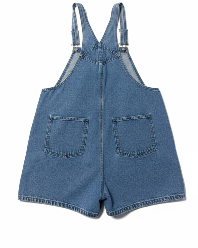 Cotton On Blue Denim Short Overalls Romper