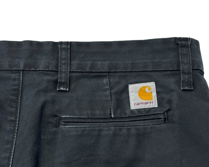 Carhartt WIP Black Sid Pant Slim Fit Chinos